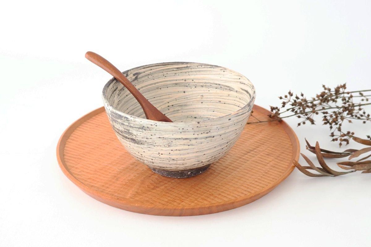 Donburi Bowl White Storm | Shigaraki Ware
