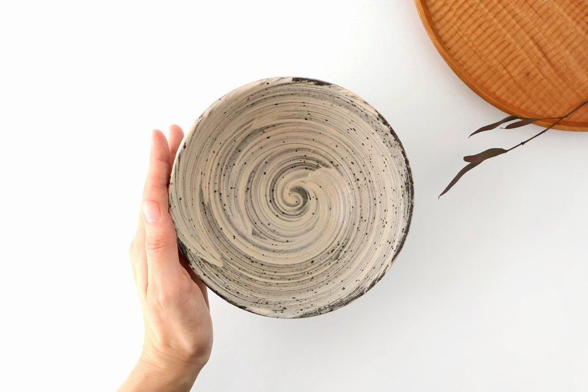Donburi Bowl White Storm | Shigaraki Ware