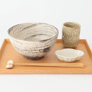 Donburi Bowl White Storm | Shigaraki Ware