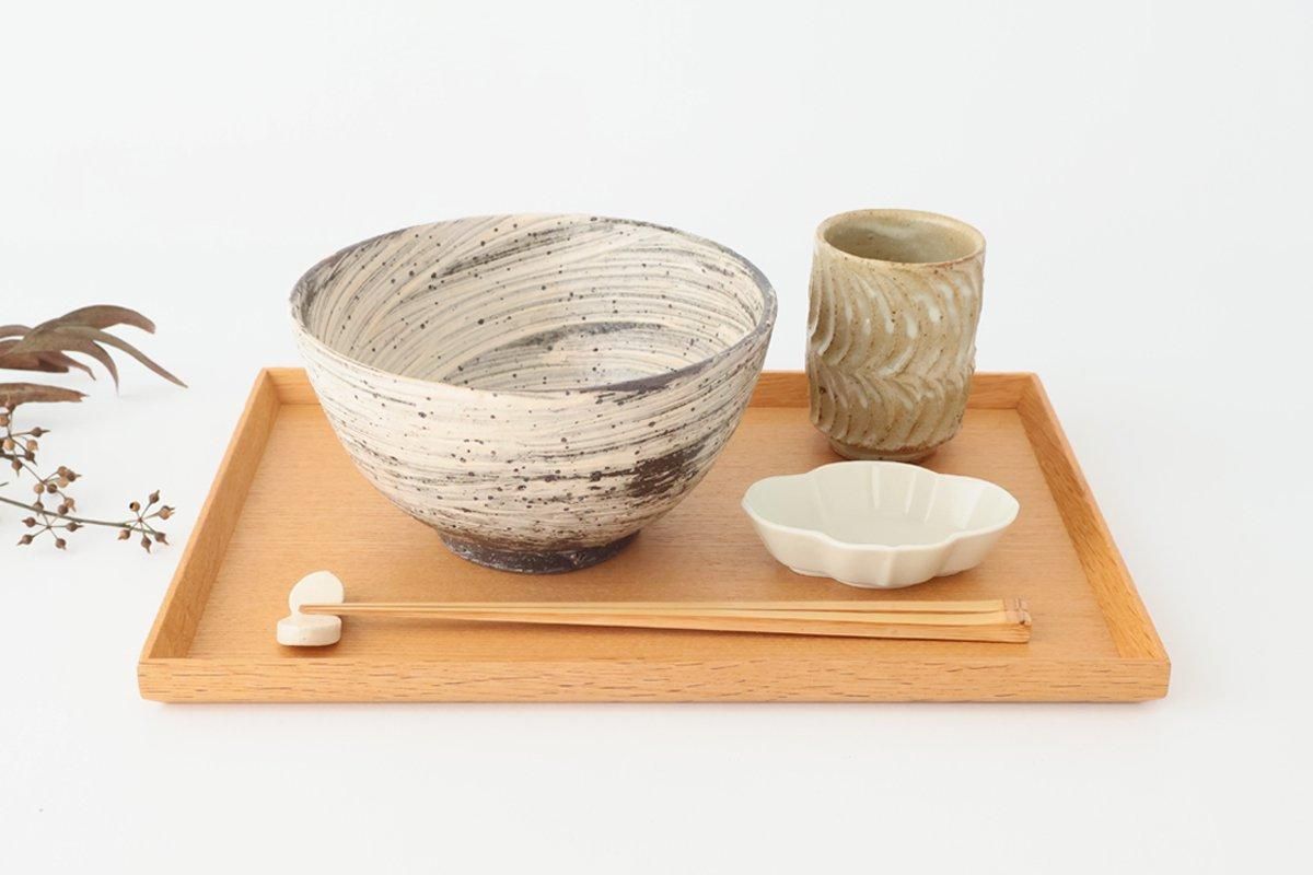 Donburi Bowl White Storm | Shigaraki Ware