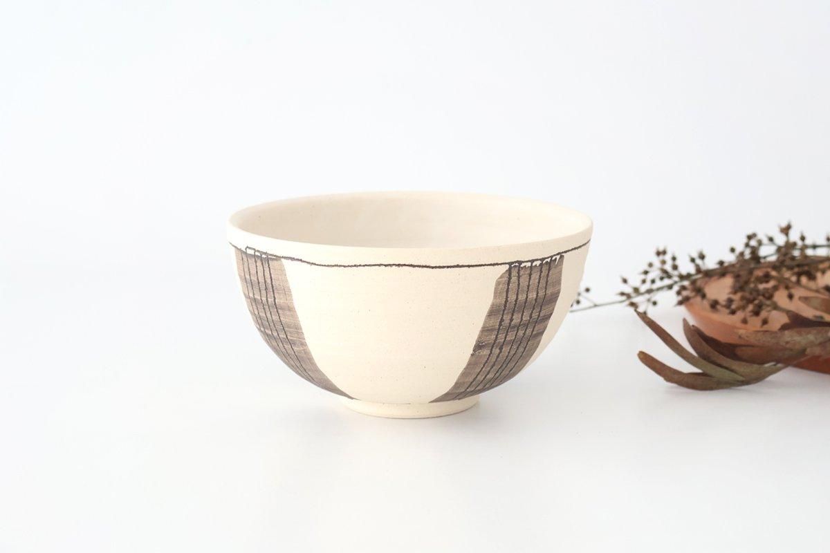 tomaru Donburi Bowl Line Pattern | Shigaraki Ware