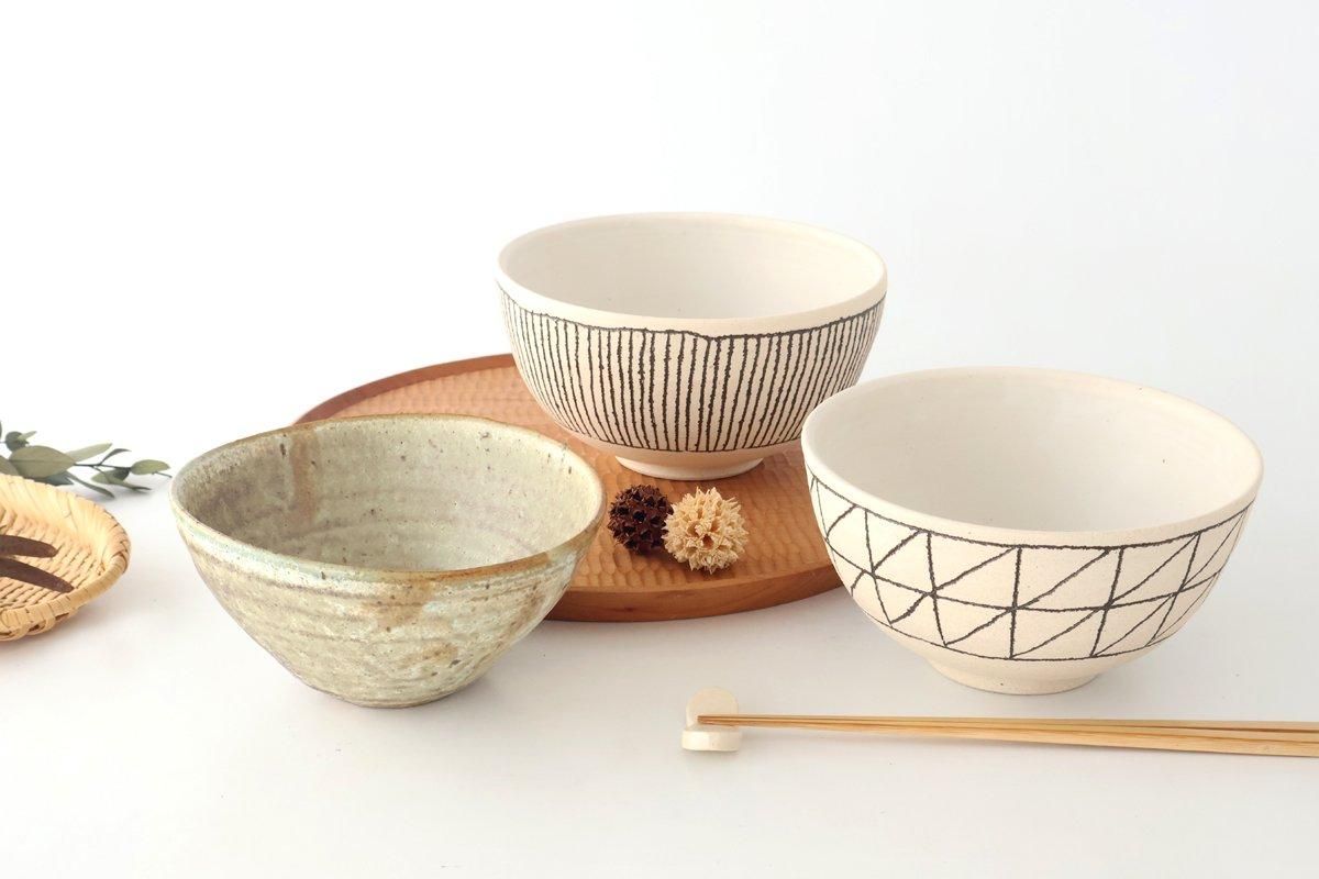 tomaru Donburi Bowl Line Pattern | Shigaraki Ware