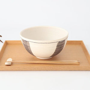 tomaru Donburi Bowl Line Pattern | Shigaraki Ware