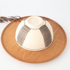 tomaru Donburi Bowl Line Pattern | Shigaraki Ware