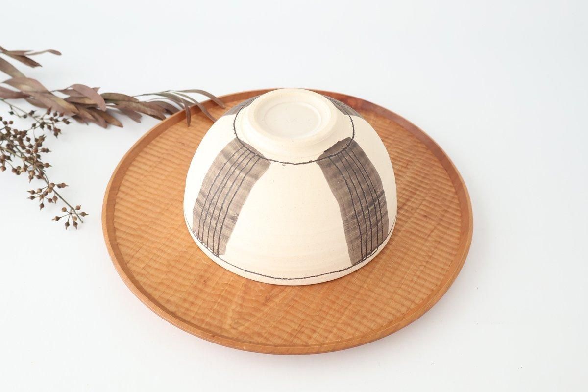 tomaru Donburi Bowl Line Pattern | Shigaraki Ware
