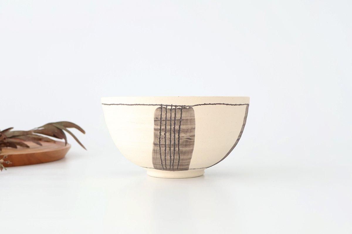 tomaru Donburi Bowl Line Pattern | Shigaraki Ware