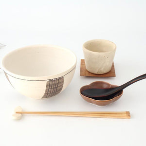 tomaru Donburi Bowl Line Pattern | Shigaraki Ware