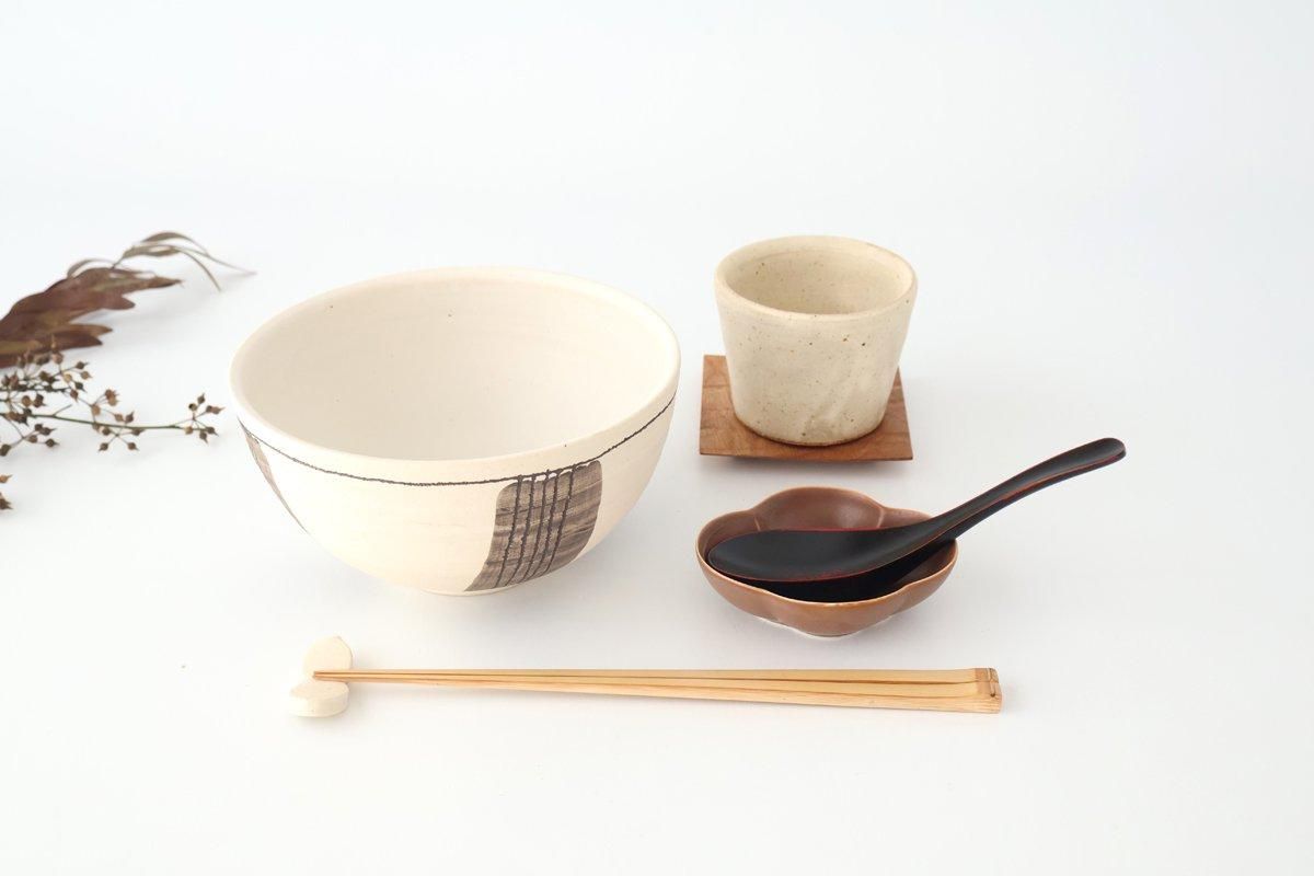 tomaru Donburi Bowl Line Pattern | Shigaraki Ware