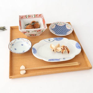 Small Square Bowl Red Flower | Kobachi Bowl Arita Ware