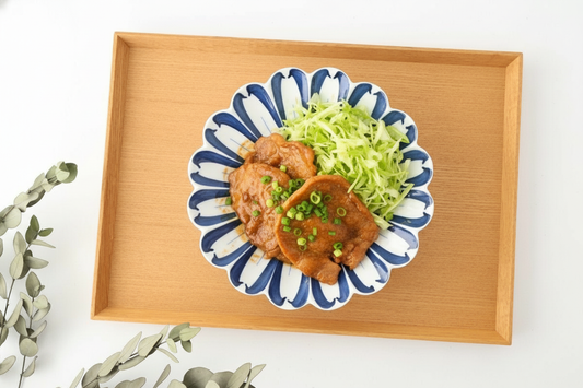 Chrysanthemum Plate Blue Medium | Hasami Ware