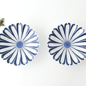 Chrysanthemum Plate Blue Medium | Hasami Ware