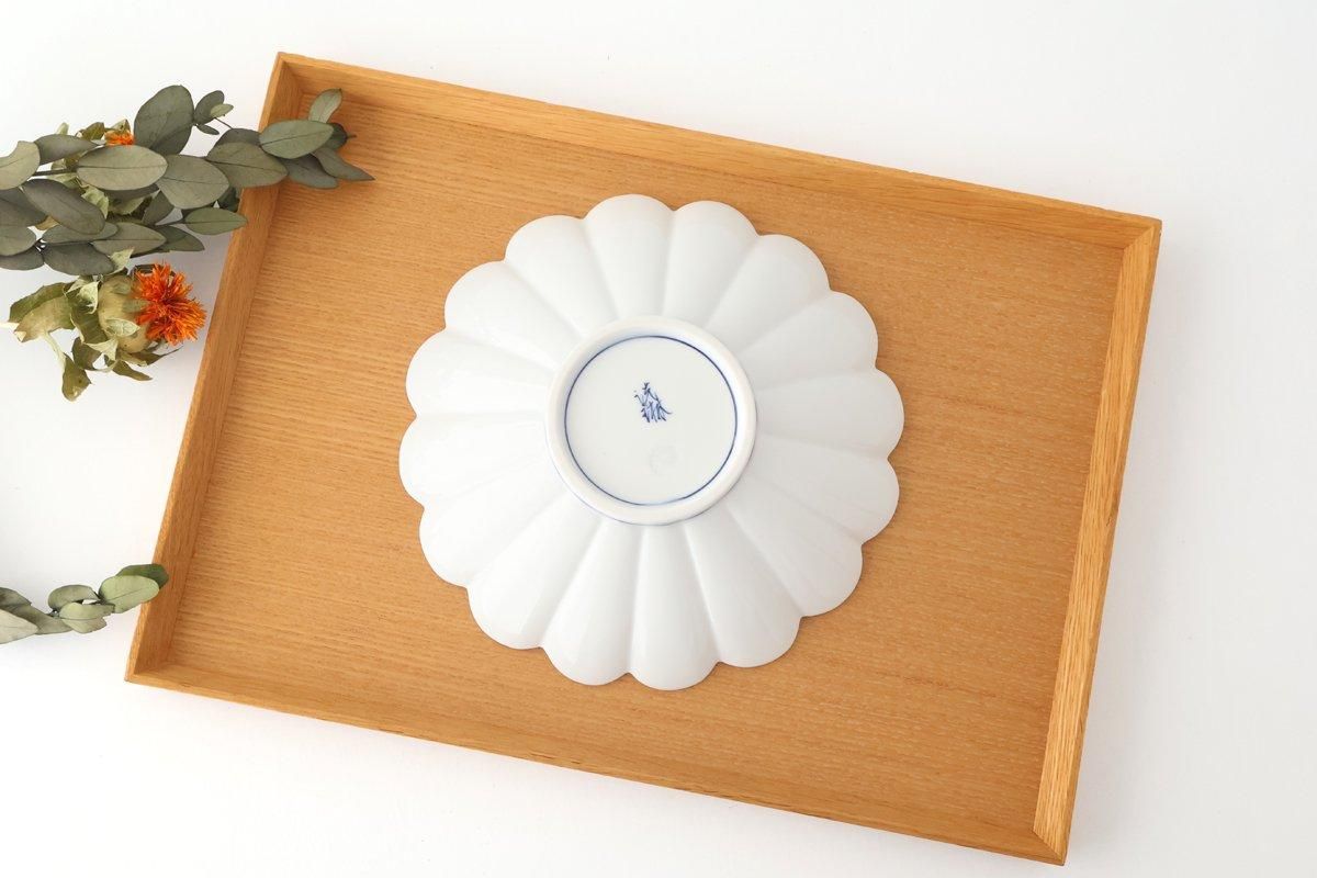 Chrysanthemum Plate Blue Medium | Hasami Ware