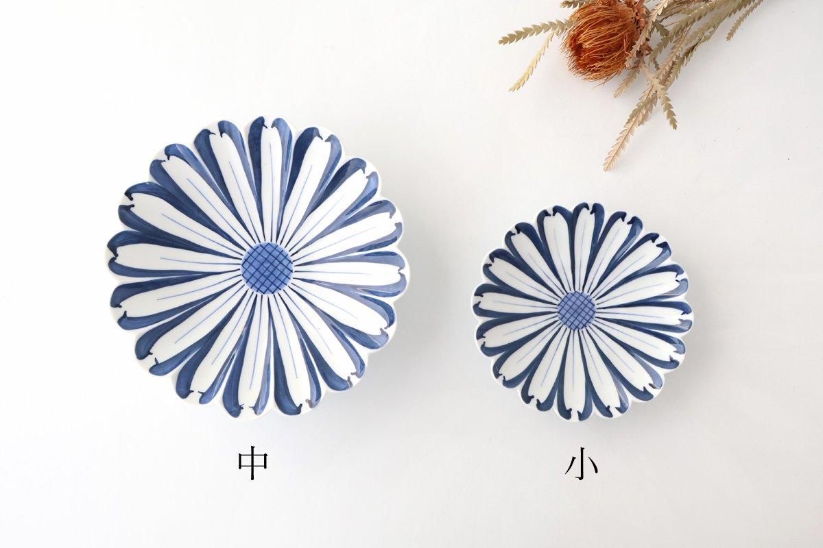 Chrysanthemum Plate Blue Medium | Hasami Ware