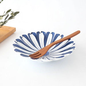 Chrysanthemum Plate Blue Medium | Hasami Ware