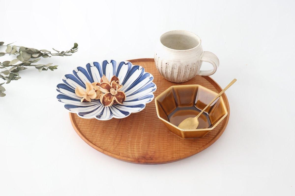 Chrysanthemum Plate Blue Medium | Hasami Ware