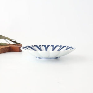 Chrysanthemum Plate Blue Small | Hasami Ware