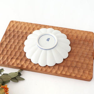 Chrysanthemum Plate Blue Small | Hasami Ware