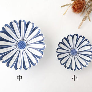 Chrysanthemum Plate Blue Small | Hasami Ware