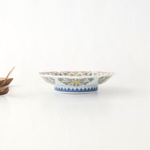 Bellflower-shaped Small Plate Hemp Leaf Pattern  | Arita Ware