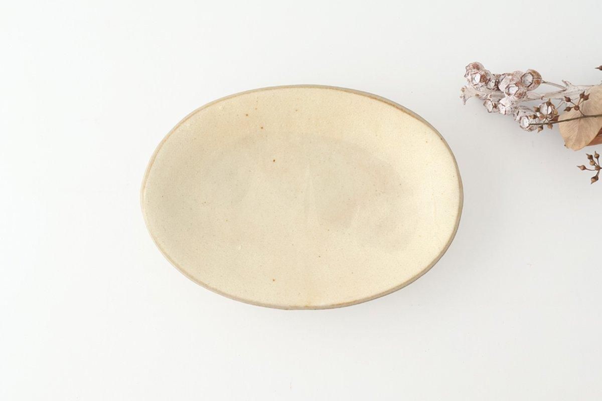 [UTSUWABI special order]Oval Bowl Matte Ash M | Serving Bowl Mino Ware