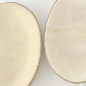 [UTSUWABI special order]Oval Bowl Matte Ash M | Serving Bowl Mino Ware