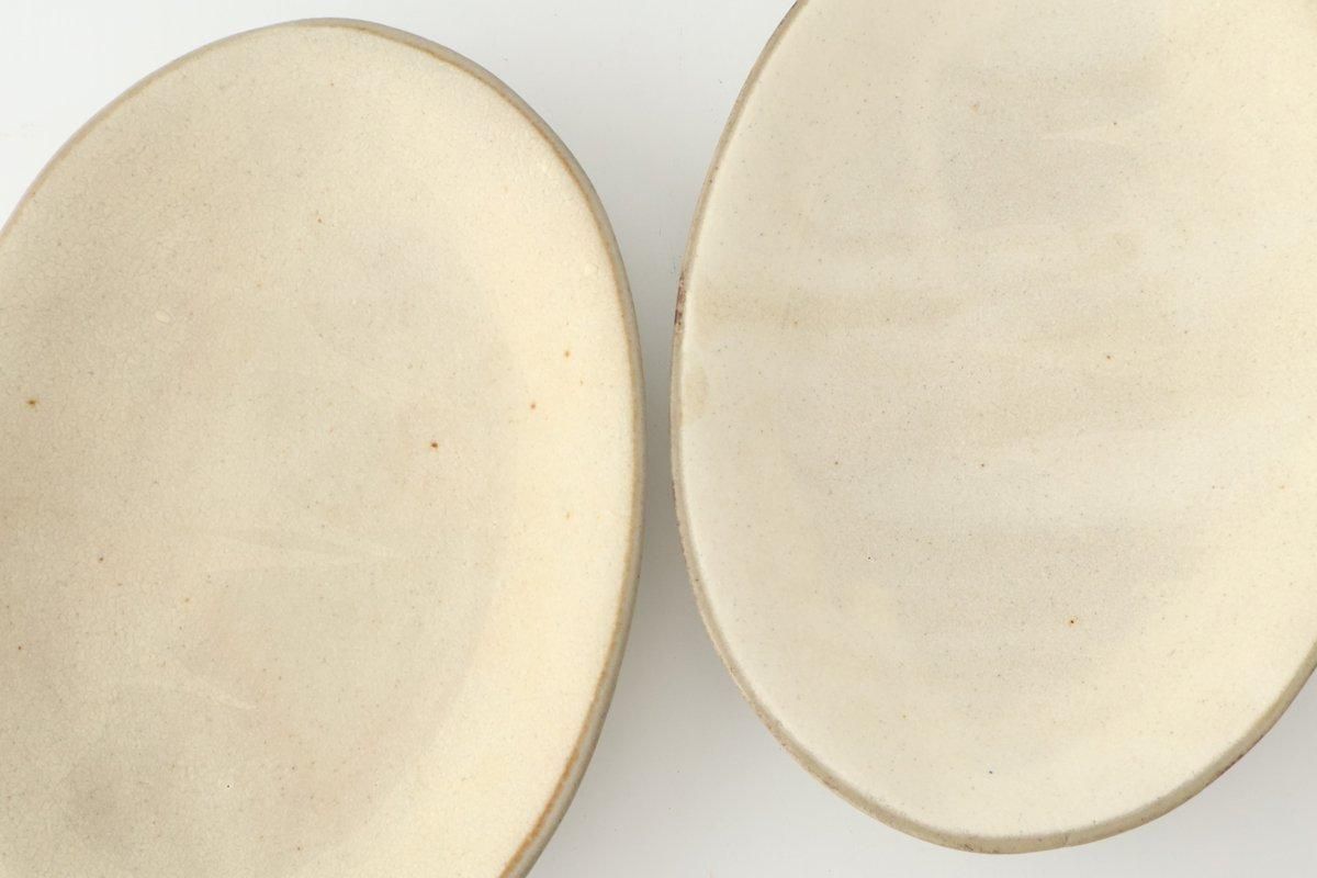 [UTSUWABI special order]Oval Bowl Matte Ash M | Serving Bowl Mino Ware