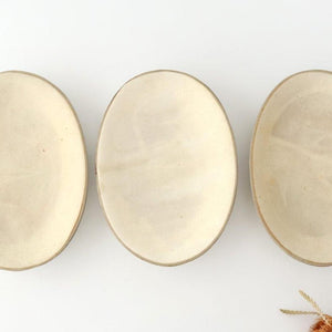 [UTSUWABI special order]Oval Bowl Matte Ash M | Serving Bowl Mino Ware