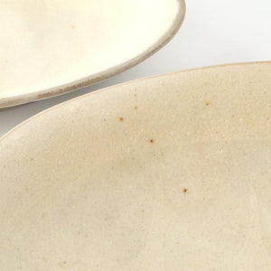 [UTSUWABI special order]Oval Bowl Matte Ash M | Serving Bowl Mino Ware