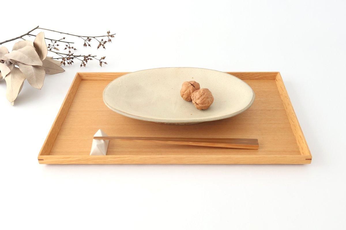 [UTSUWABI special order]Oval Bowl Matte Ash M | Serving Bowl Mino Ware