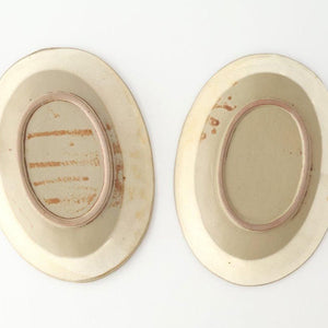 [UTSUWABI special order]Oval Bowl Matte Ash M | Serving Bowl Mino Ware