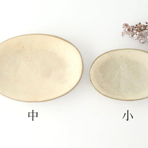 [UTSUWABI special order]Oval Bowl Matte Ash M | Serving Bowl Mino Ware