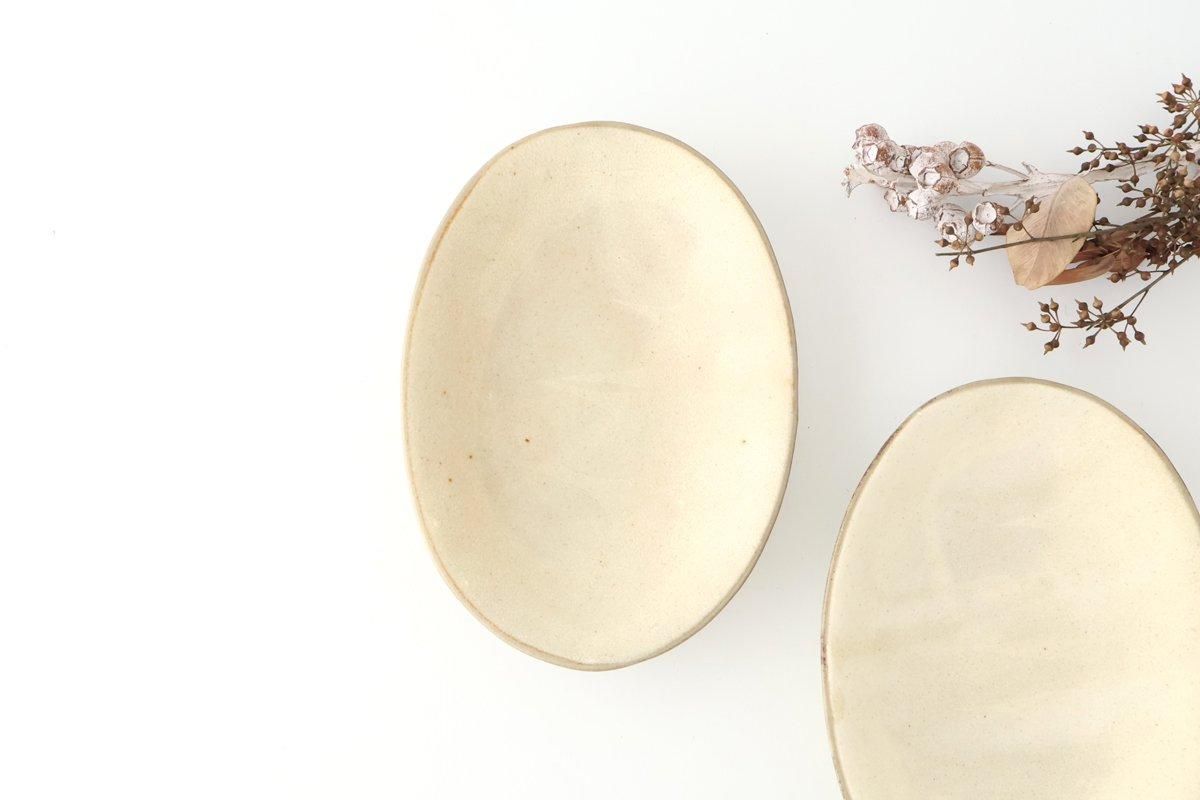 [UTSUWABI special order]Oval Bowl Matte Ash M | Serving Bowl Mino Ware