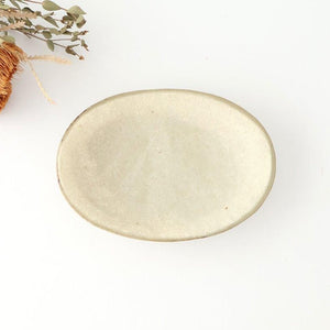 [UTSUWABI special order]Small Oval Bowl Matte Ash | Kobachi Mino Ware