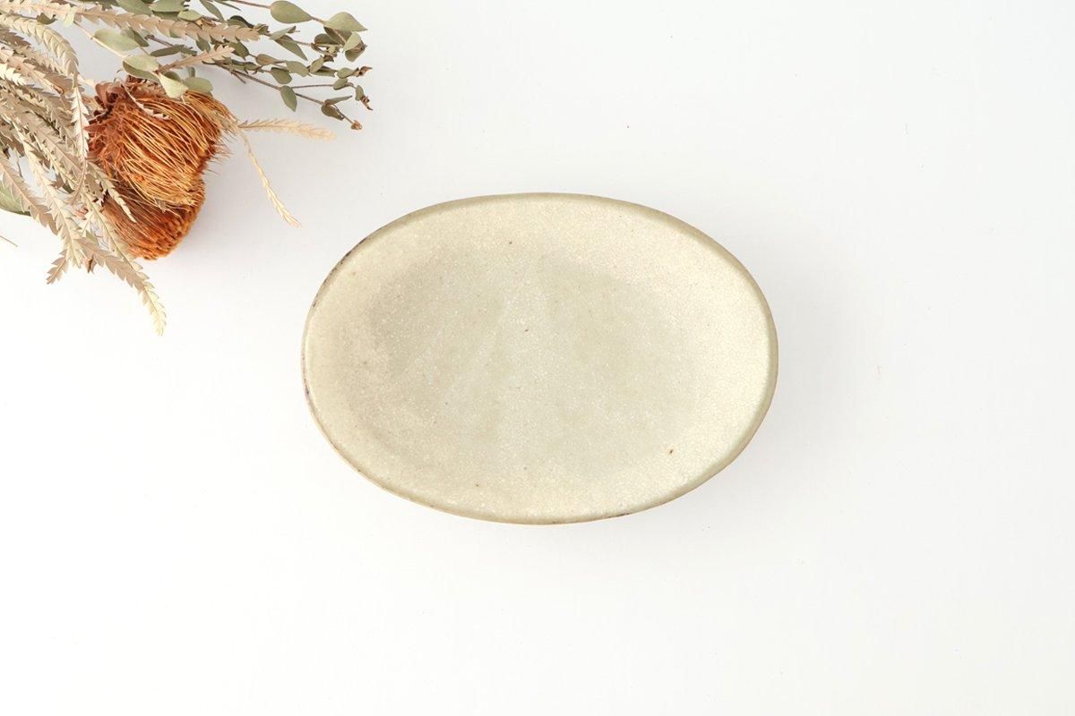[UTSUWABI special order]Small Oval Bowl Matte Ash | Kobachi Mino Ware