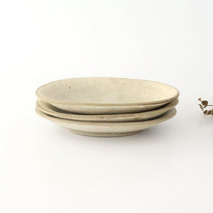 [UTSUWABI special order]Small Oval Bowl Matte Ash | Kobachi Mino Ware