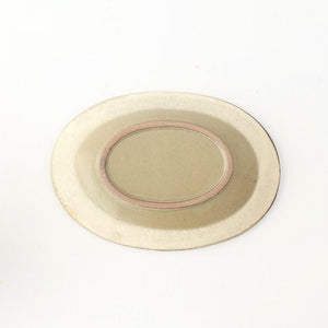 [UTSUWABI special order]Small Oval Bowl Matte Ash | Kobachi Mino Ware