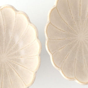 [UTSUWABI Special Order] Chrysanthemum-shaped Small Bowl Silver | Mino Ware