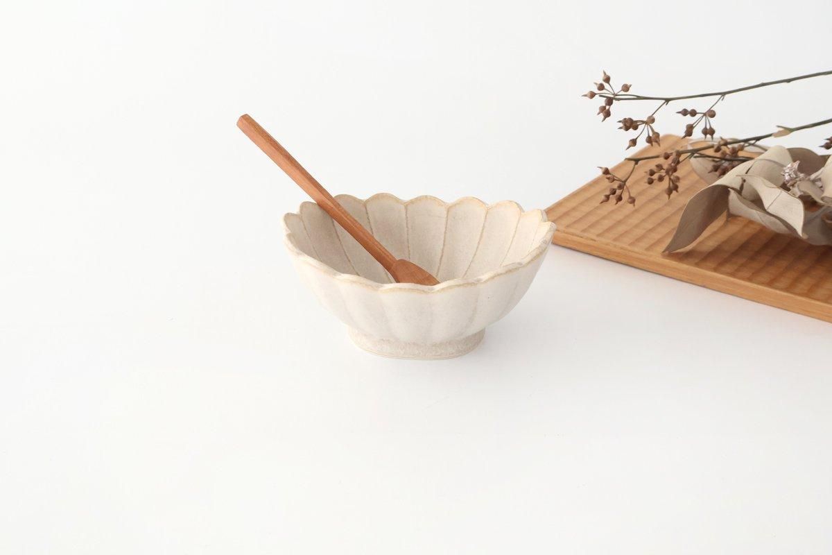 [UTSUWABI Special Order] Chrysanthemum-shaped Small Bowl Silver | Mino Ware