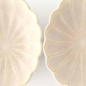 [UTSUWABI Special Order] Chrysanthemum-shaped Bowl Silver | Serving Bowl Mino Ware