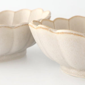 [UTSUWABI Special Order] Chrysanthemum-shaped Bowl Silver | Serving Bowl Mino Ware