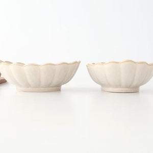 [UTSUWABI Special Order] Chrysanthemum-shaped Bowl Silver | Serving Bowl Mino Ware