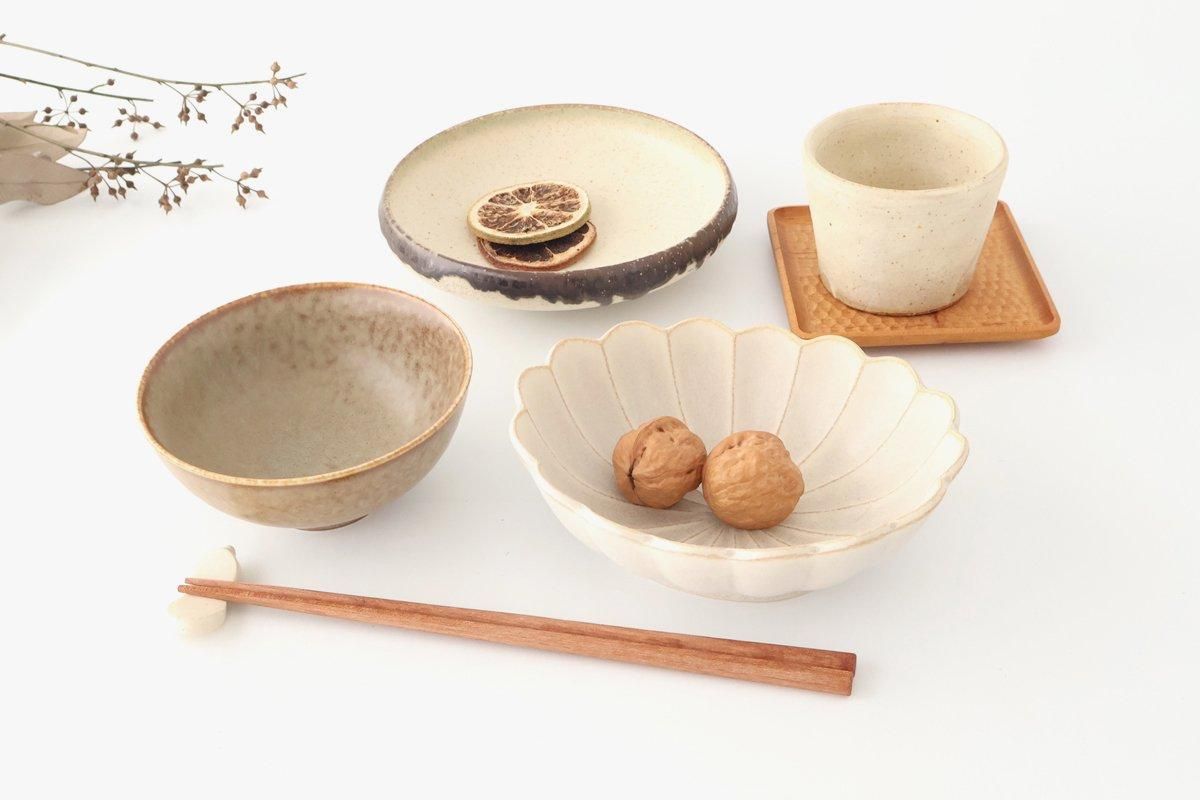 [UTSUWABI Special Order] Chrysanthemum-shaped Bowl Silver | Serving Bowl Mino Ware