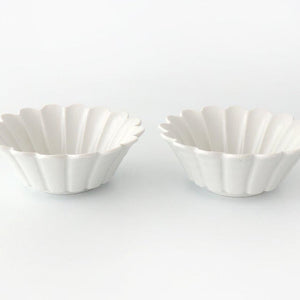 Flower-shaped Small Bowl White | Kobachi Mino Ware