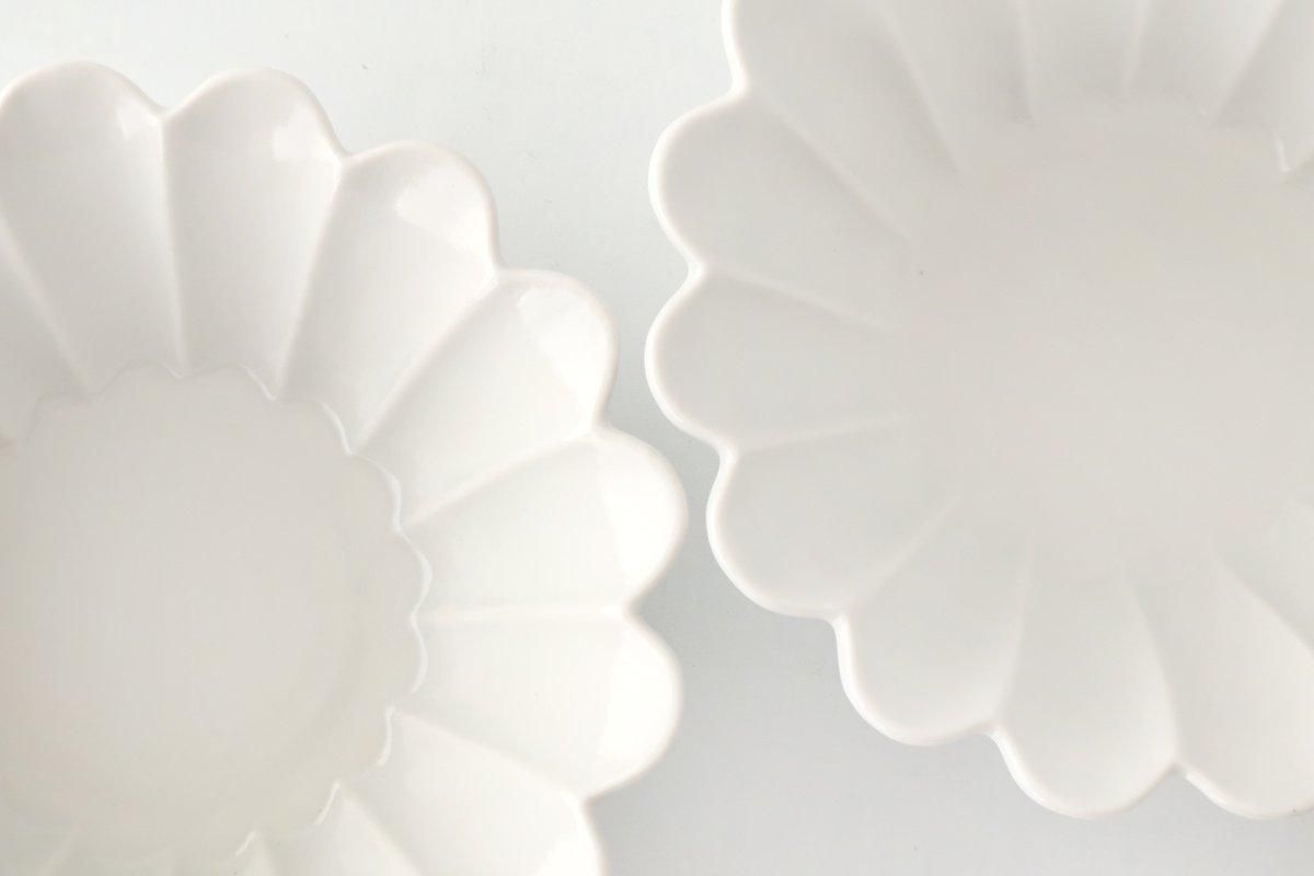 Flower-shaped Small Bowl White | Kobachi Mino Ware