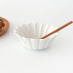Flower-shaped Small Bowl White | Kobachi Mino Ware