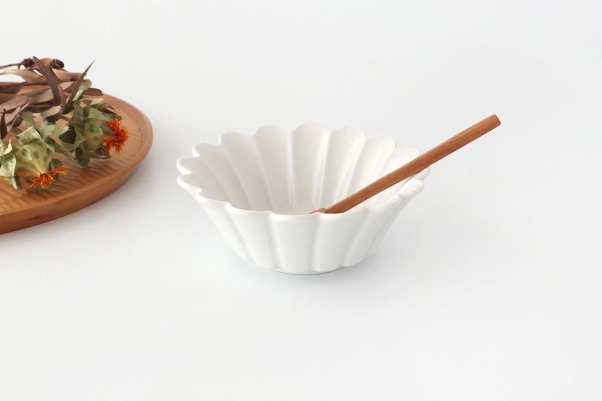 Flower-shaped Small Bowl White | Kobachi Mino Ware
