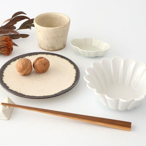 Flower-shaped Small Bowl White | Kobachi Mino Ware