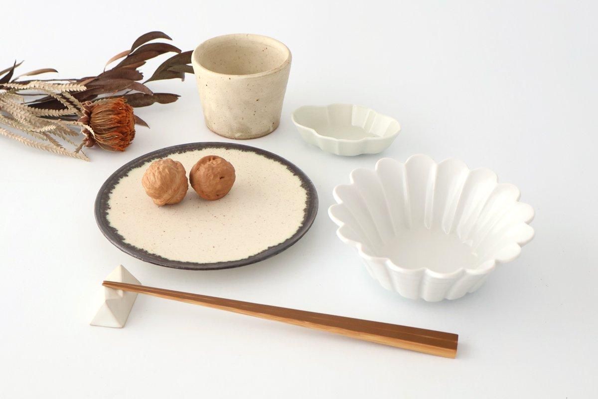 Flower-shaped Small Bowl White | Kobachi Mino Ware
