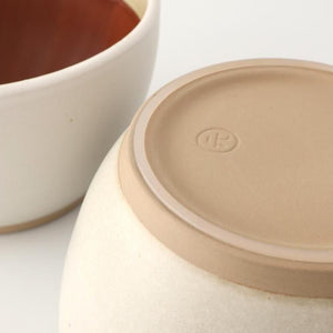 Motoshige Pottery Mortar Matte White Large | Iwami Ware