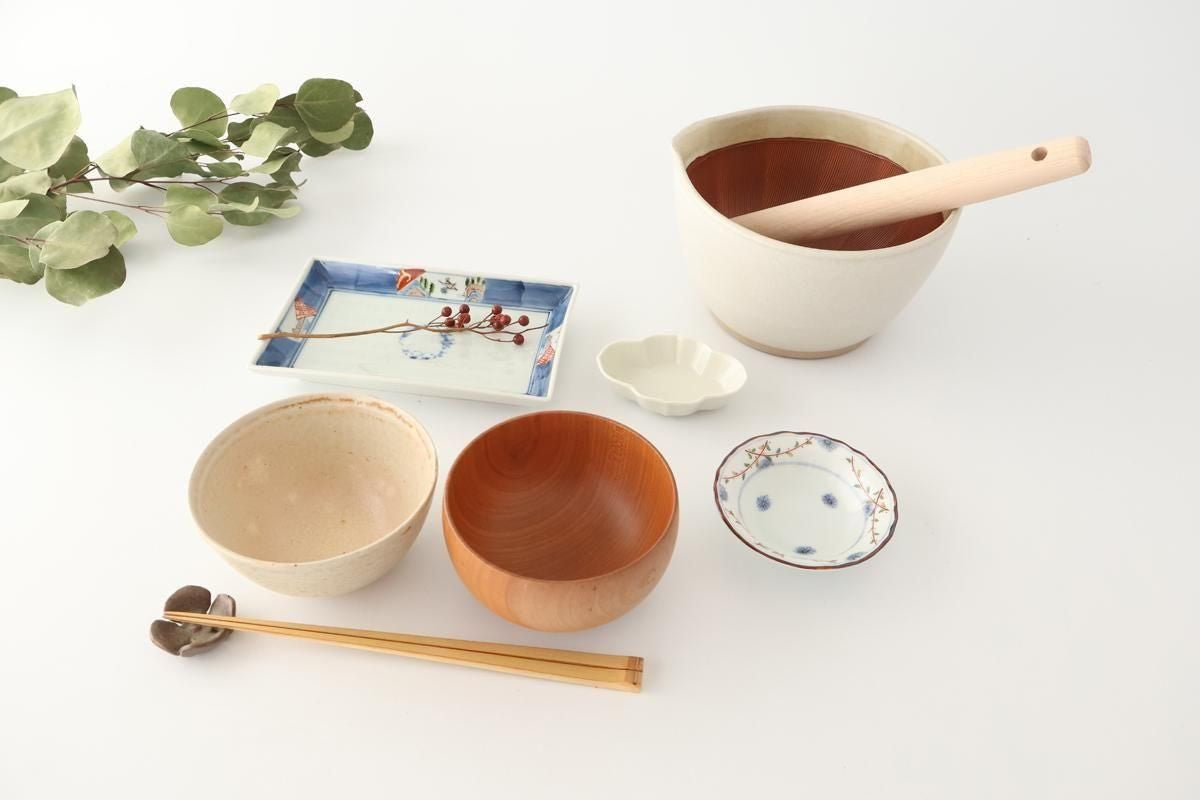 Motoshige Pottery Mortar Matte White Large | Iwami Ware